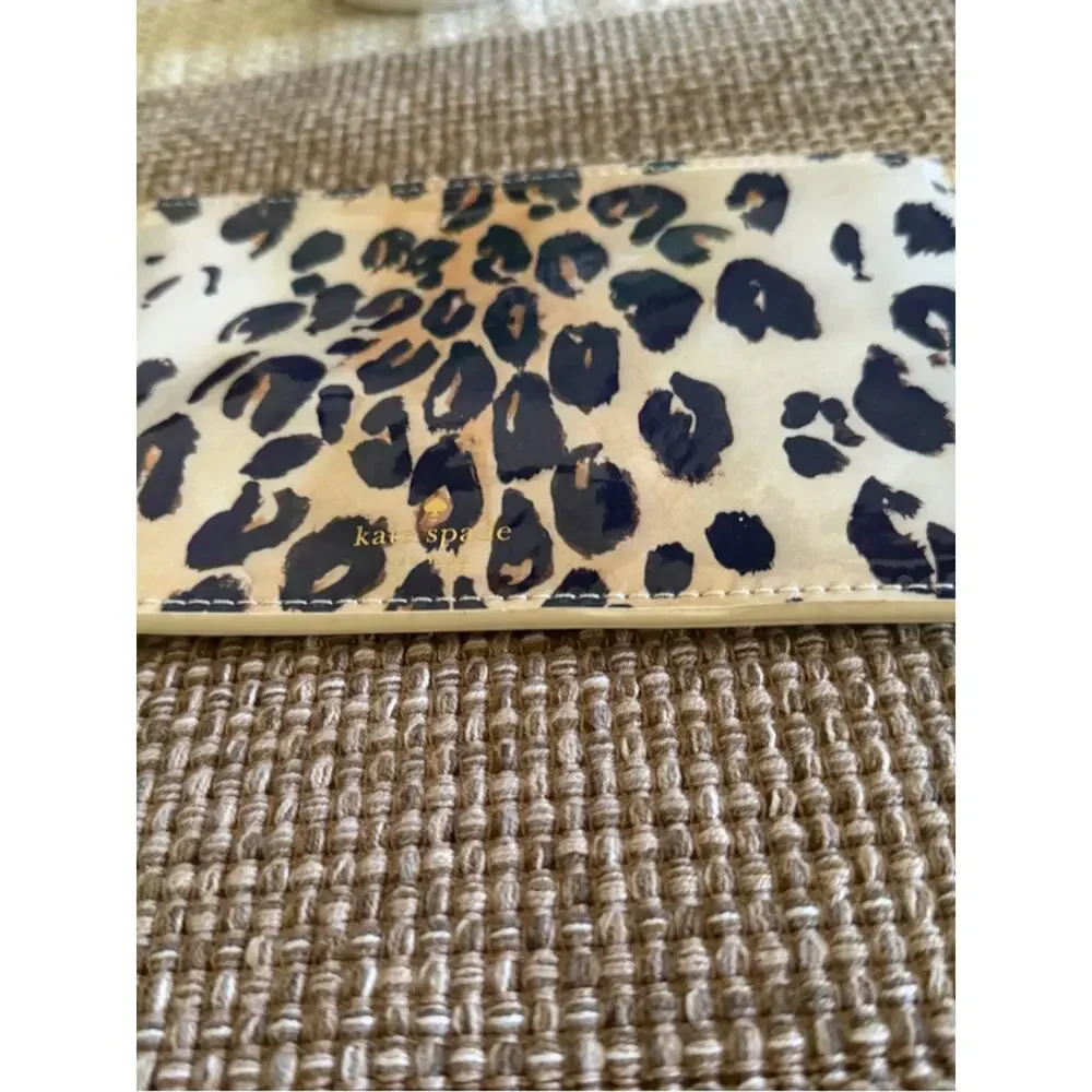 Kate Spade Leopard print Pencil Pouch